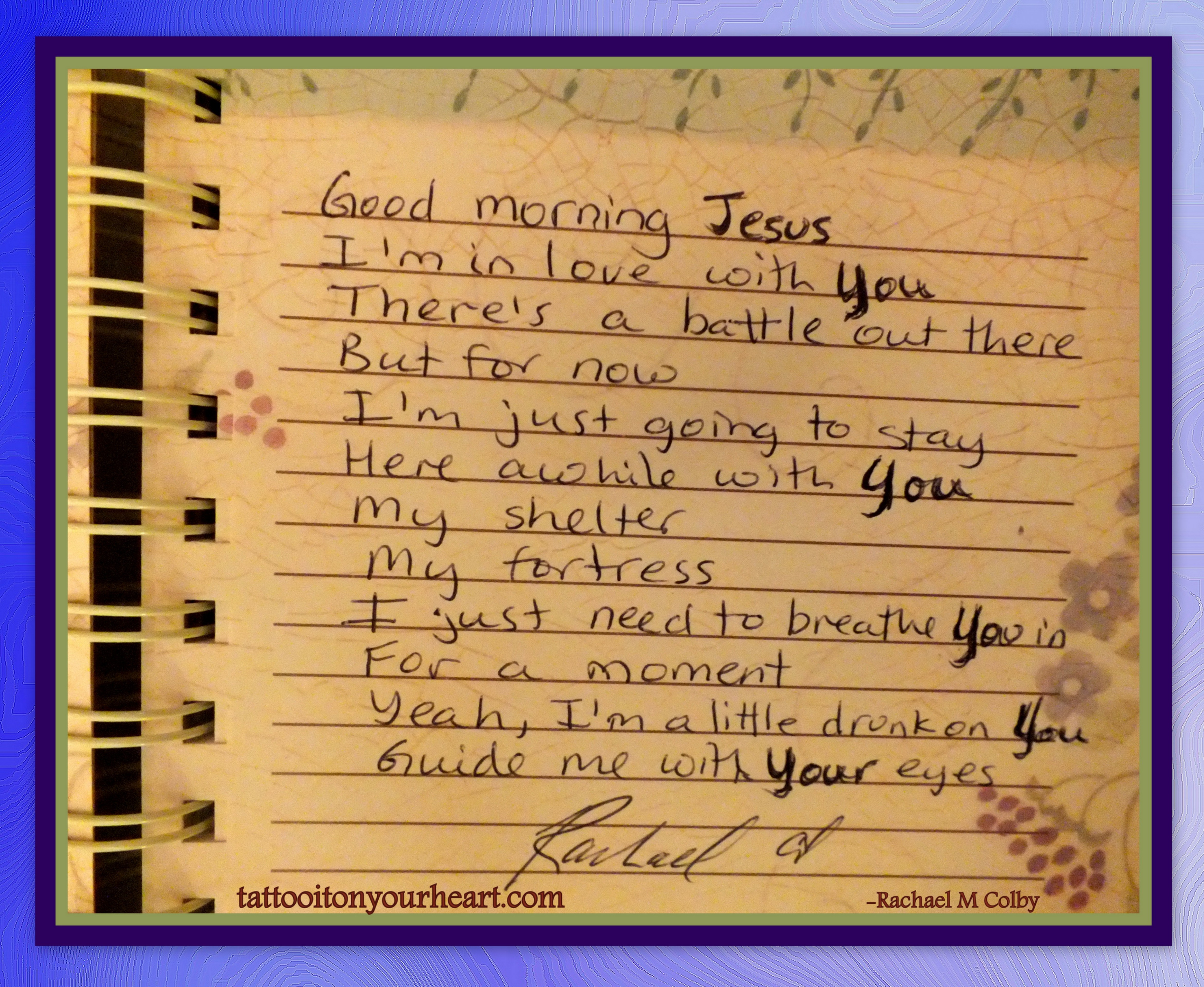 Rachael_M_Colby_Tattoo_it_on_Your_Heart_Drunk_on_You