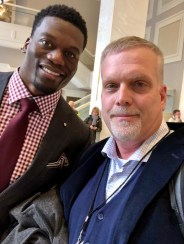 Del-Duduit-with-Benjamin-Watson-at-SB-Lll-in-Minneopolis
